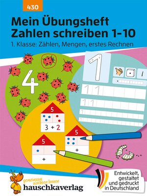 cover image of Mein Übungsheft Zahlen schreiben 1-10 – Schulanfang